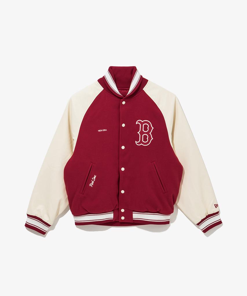New Era Ap Mlb Raglan Varsity Jk53 Bosred Red