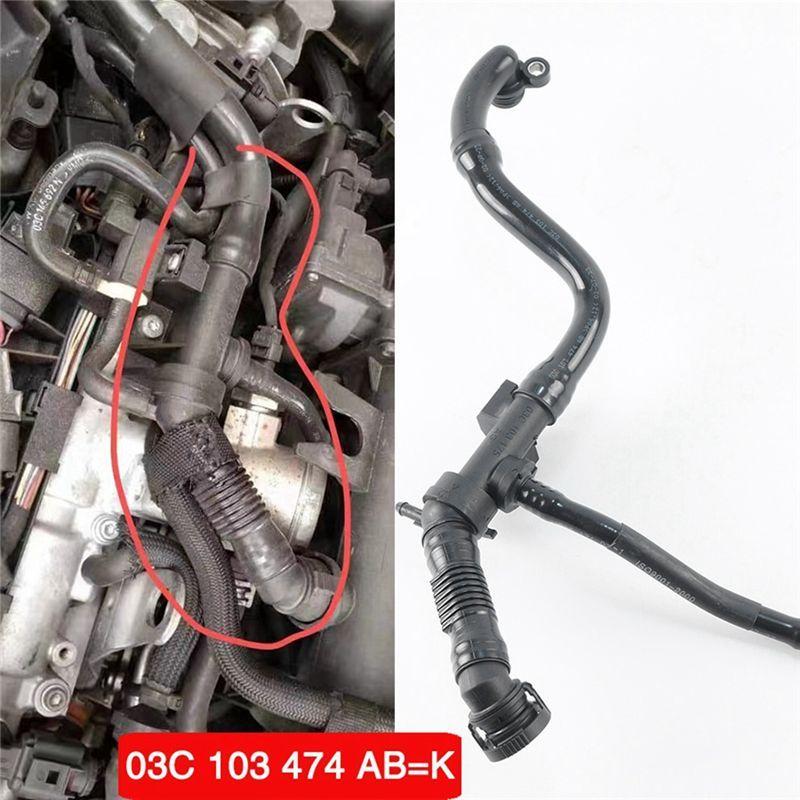 Т-образный шланг вентиляции 03C103474AB EA111 для Jetta/Syncro Passat B7 CC Scirocco EOS 1.4T