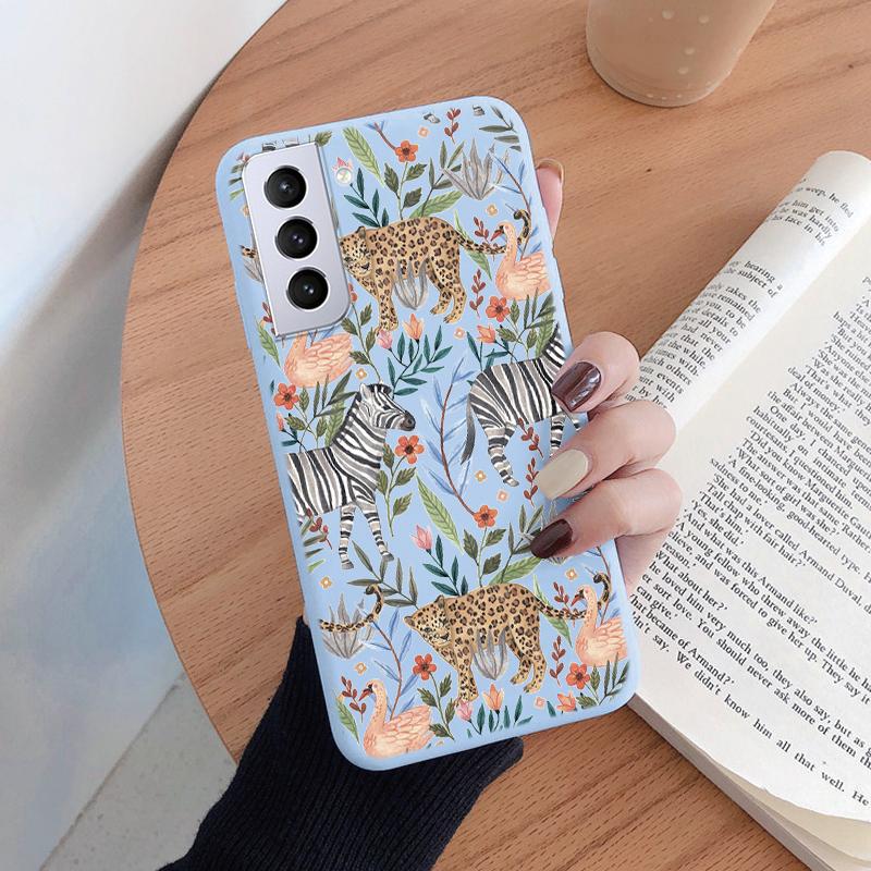 Чехол Для Samsung Galaxy S21 S 21 FE S21 Plus Мягкий Силикон ТПУ Задняя Крышка Чехол Защитный Coque Для Samsung S21 Ultra S21+ Funda