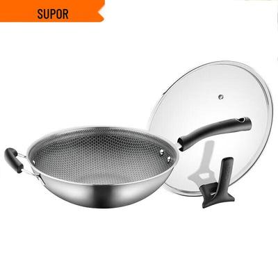 Вок SUPOR X-Crystal Shield из нержавеющей стали