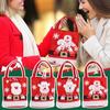 Christmas Decorations Handheld Gift Bag Santa Snowman Bear Elk Handheld Gift Bag