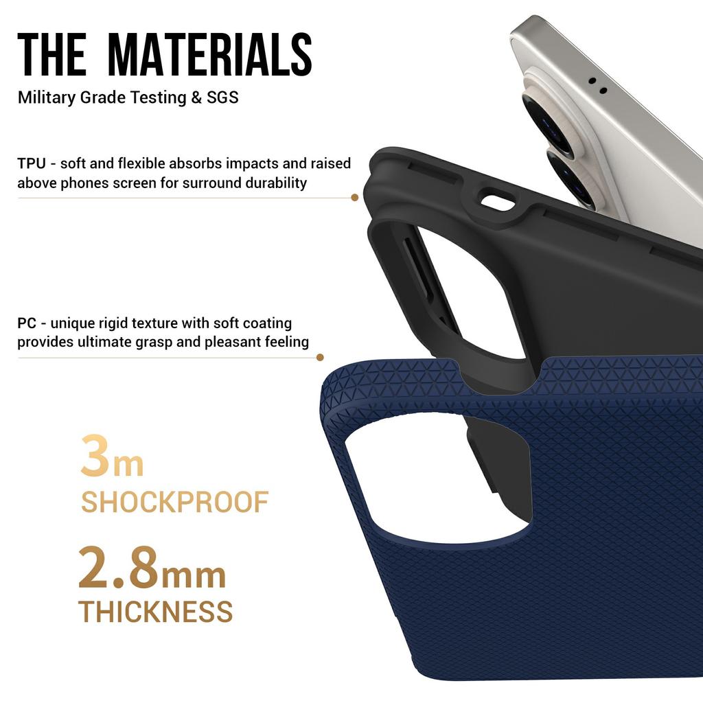 For Samsung Galaxy S25 Edge Case TPU + PC Four Corner Anti-Drop Phone Cover