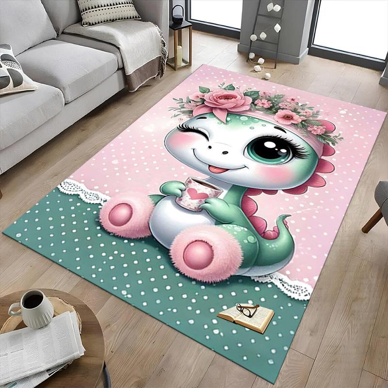 1PC dragon coffee Extra Large Non Slip Floor carpet, Office, family, bedroom, Studio Large Area Rug Indoor Rugs, , Vibrant Colors