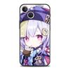 Genshin Impact Game Роскошный чехол для телефона iPhone 13 15 14 12 11 Pro MAX XR X SE XS 7 8 Plus Силиконовый черный защитный чехол