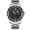 Three-hand Quartz Waterproof Business Fashion Large Scale Men's Watch