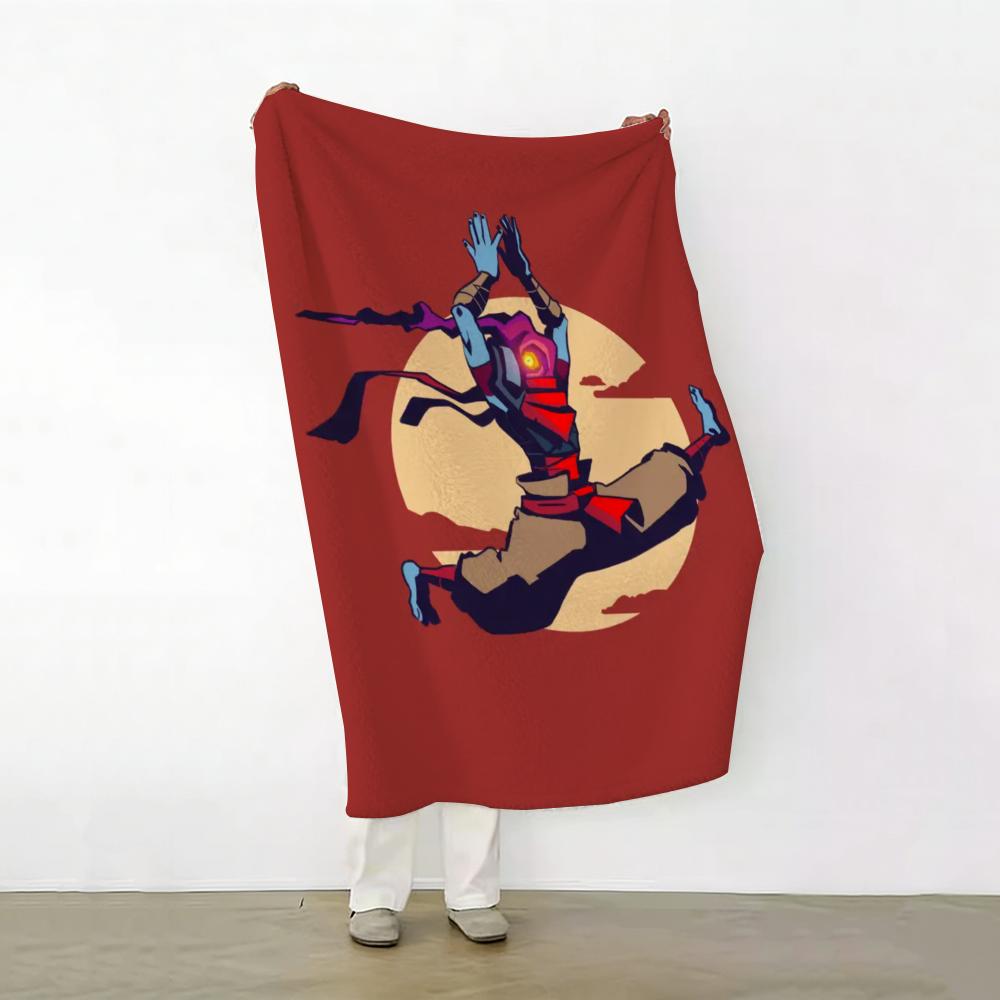 Game D Dead C Cells Throw Soft Warm Flannel Fleece Throw Blanket for Sofa Bed Travel Home