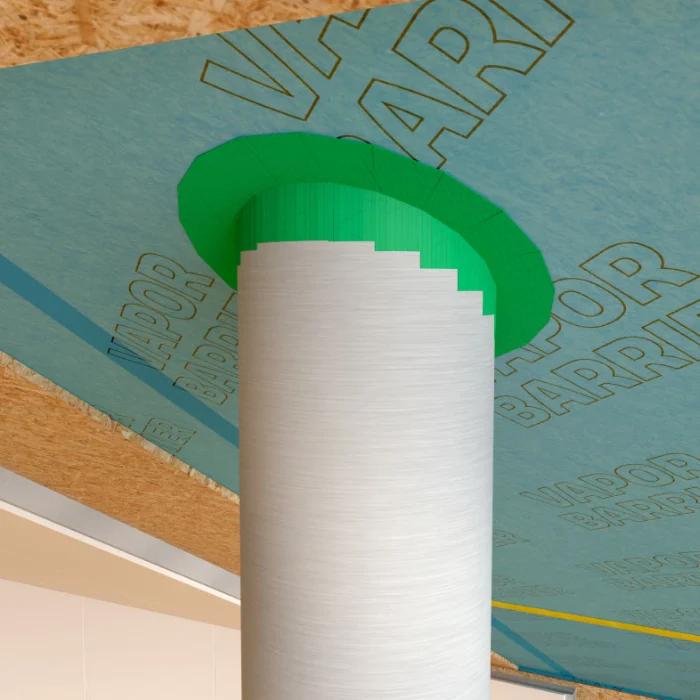 Flexible Pe Tape 50 , 25 , Green, Sealing, Polyethylene, Acrylic, Emicode Ec1 Plus