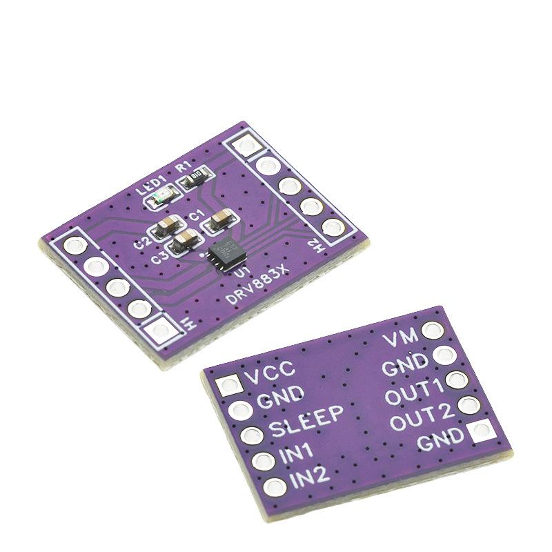 1/5/10/30/50Pcs DRV8837 1 Channel 2 Channel DC H-Bridge Motor Driver Module 1.8A Output Stepper Brushed DC Motor Drive Board