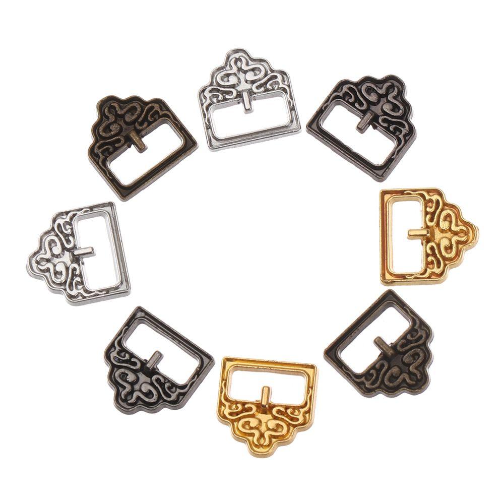 Mini Ultra-small Tri-glide Buckle Pattern Belt Buttons Doll Bags Accessories Diy Dolls Buckles