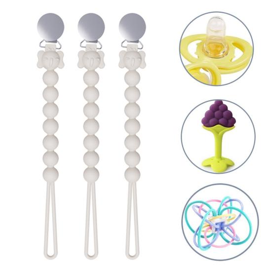 Силиконовый держатель для соски, прочный, легко чистится и фиксируется, зажим для соски для ребенка больше не разочаровывает