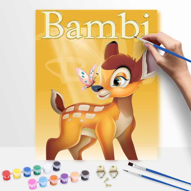 Disney Бамби цифровой набор для масляной живописи DIY ручная работа домашний декор подарок