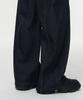 MUSINSA STANDARD WOMAN Women'S Panel Wide Denim Pants [Deep Indigo]