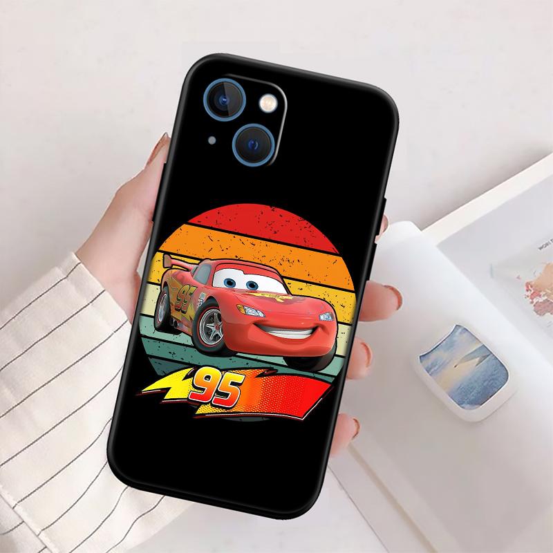 Cars Lightning McQueen New High-End Shell Phone Case for iPhone 16 15 14 13 12 Pro Max Plus Mini