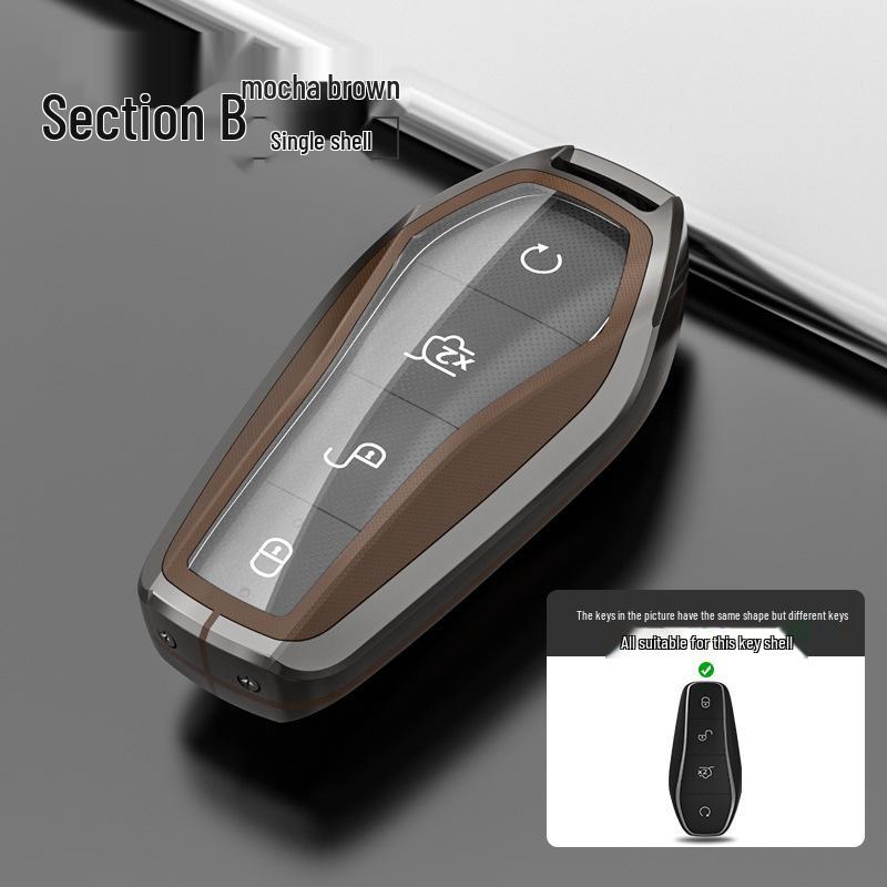 Чехол для ключей BYD: Совместим с Song Pro Plus, Yuan DMI, Dolphin, Han, Tang, Qin, Seal и Destroyer 05 Защитный чехол.