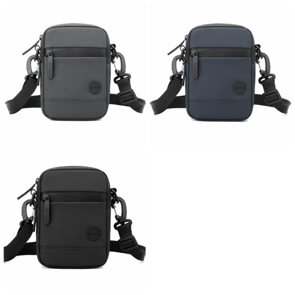 Solid Color Men Chest Bag Single Shoulder Nylon Fanny Pack Fashion Men Crossbody Bag Camping