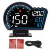 Автомобильный HUD-дисплей Скорость Направление Расстояние Проезда Сигнализация Превышения Скорости HD-дисплей GPS Цифровой Спидометр