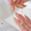 Light Luxury Zircon Tulip Flower Clavicle Chain Necklace for Women Elegant Brass Pendant  Bracelet Fashion Party Jewelry Gift