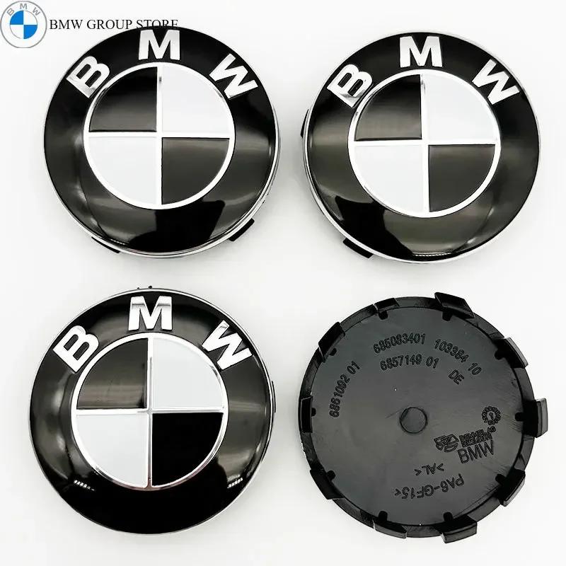 AWROY1 BMW GROUP 4Pcs 56MM 68MM Car Wheel Center Hub Cover Caps For BMW M M5 E39 E46 E60 E90 F01 F10 F30 G01 G20 G21 G30 G11 F15 X5 X3