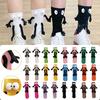 Children'S Straight Fun Funny Doll Hand In Hand Straight Socks Funny Fun Couple Unisex Socks
