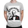 The Godfather Vito Corleone Stencil Poster Graphic 100 Cotton TShirt The Godfather Tops Tees For Unisex