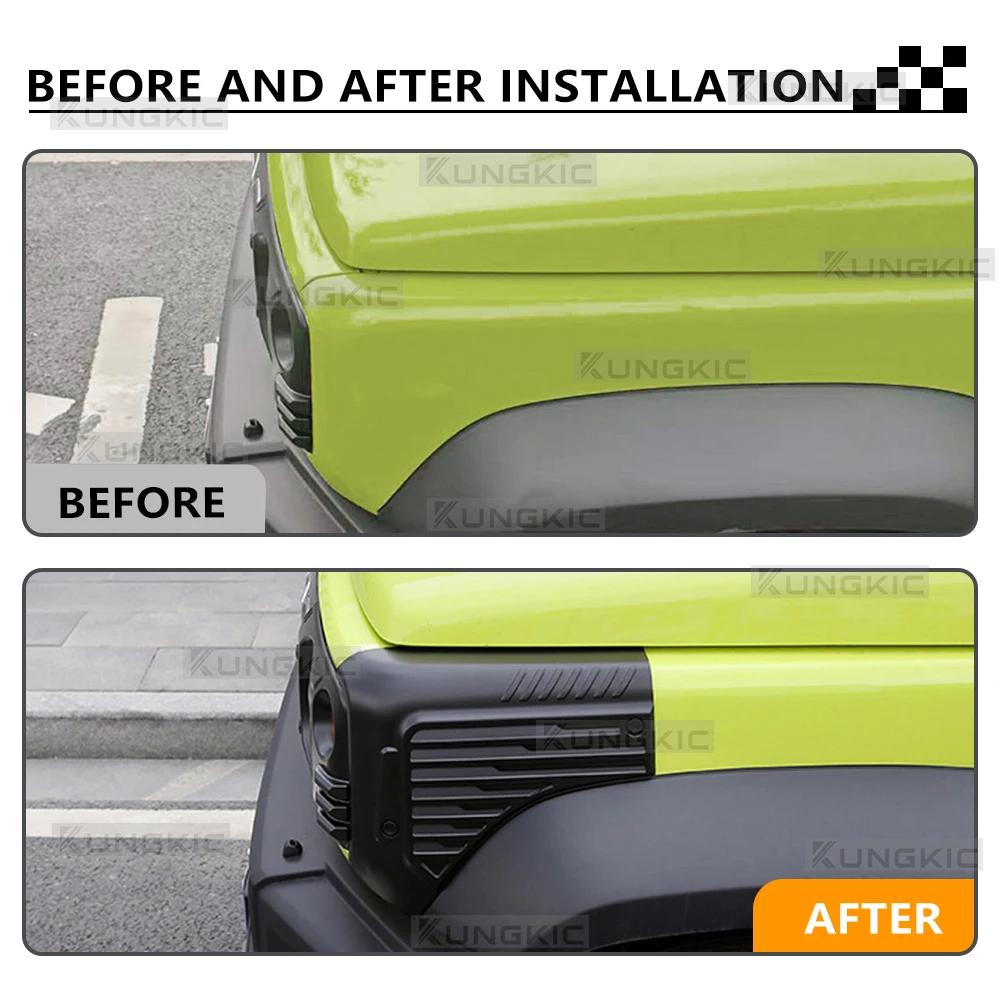 ABS Front Rear Bumper Corner Trim for Suzuki Jimny 2019 2020 2021 2022 2023 2024 2025 2026 3/5 Door Exterior Accessories