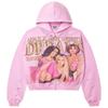 Y2K Camo Print Zip Hoodie Women Loose Fit Casual Streetwear