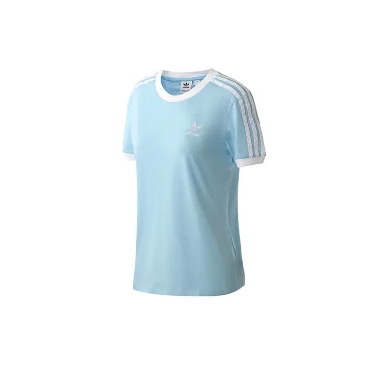 Adidas Originals Set in Sleeve T Shirt Women's Blue (Unisex) T-Shirts FM3322