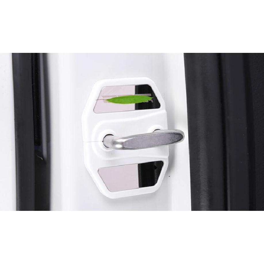 For BMW X1 F48 2016-2022 2022 ABS White Door Lock Buckle Protection Trim 8PCS