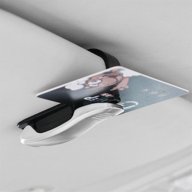 Зажим для билетов на автомобильные очки, держатель для билетов, держатель для автомобильных карт, зажим для ручек S-образной формы