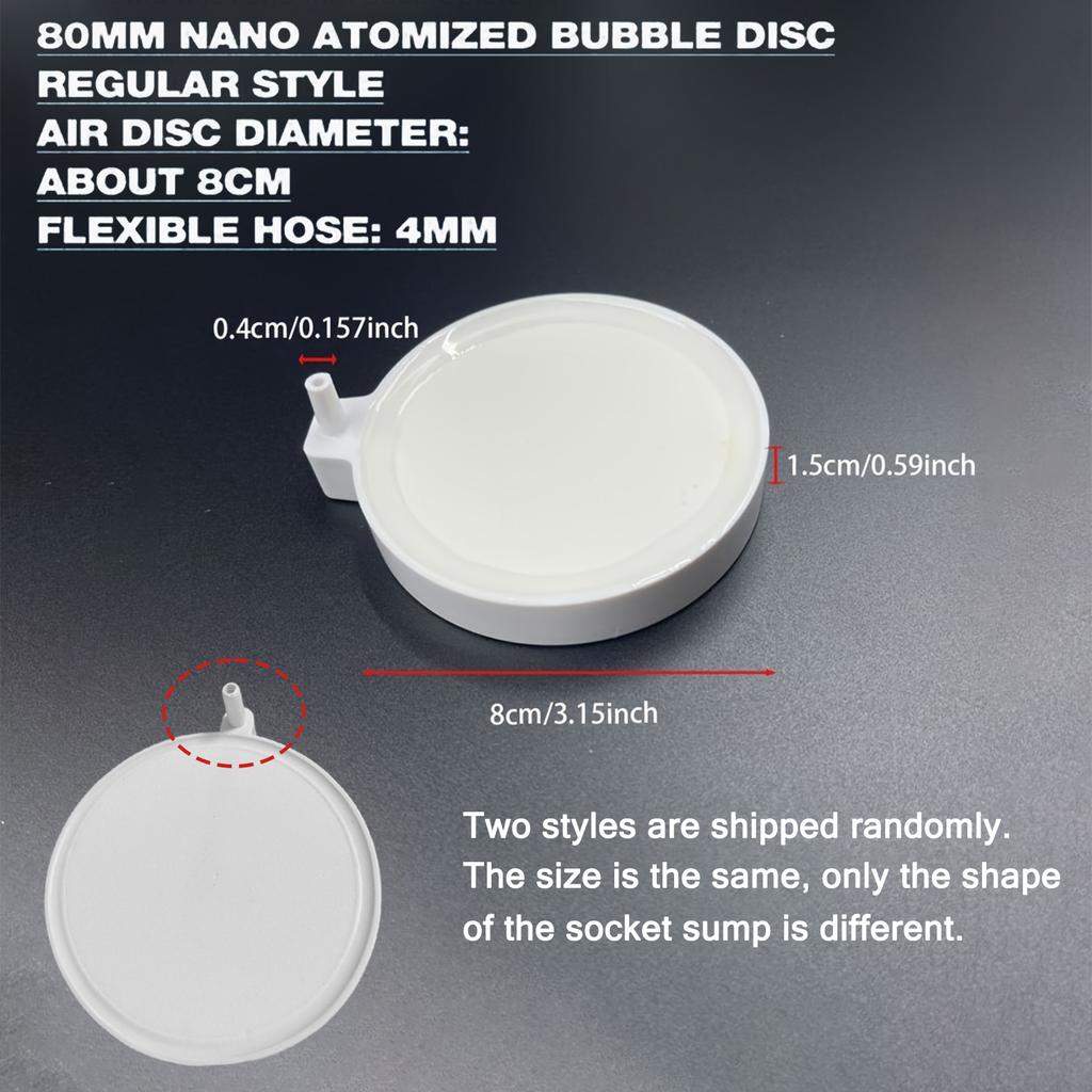 Кислородный диск для аквариума Nano Bubble Tray Bubble Stone Aquariums Bubble Diffuser Aquarium Air Compressor Прочный нетоксичный