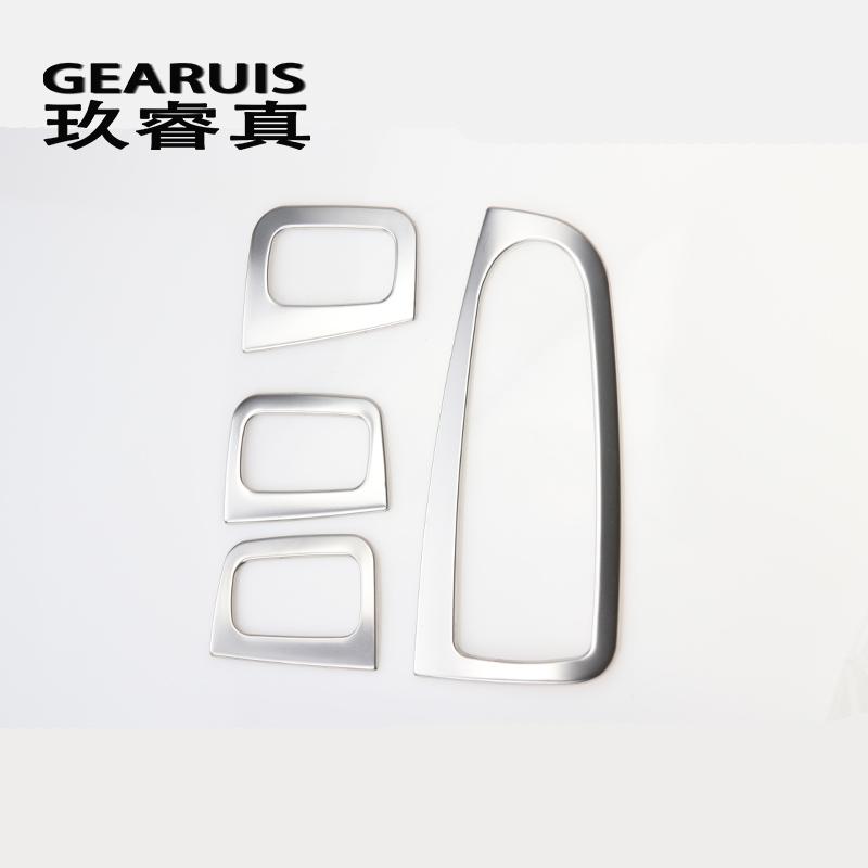 Автомобильный Стайлинг, кнопки переключателя управления окном, украшение рамки, наклейки из нержавеющей стали, чехол для Mercedes Benz C Class W205 GLC