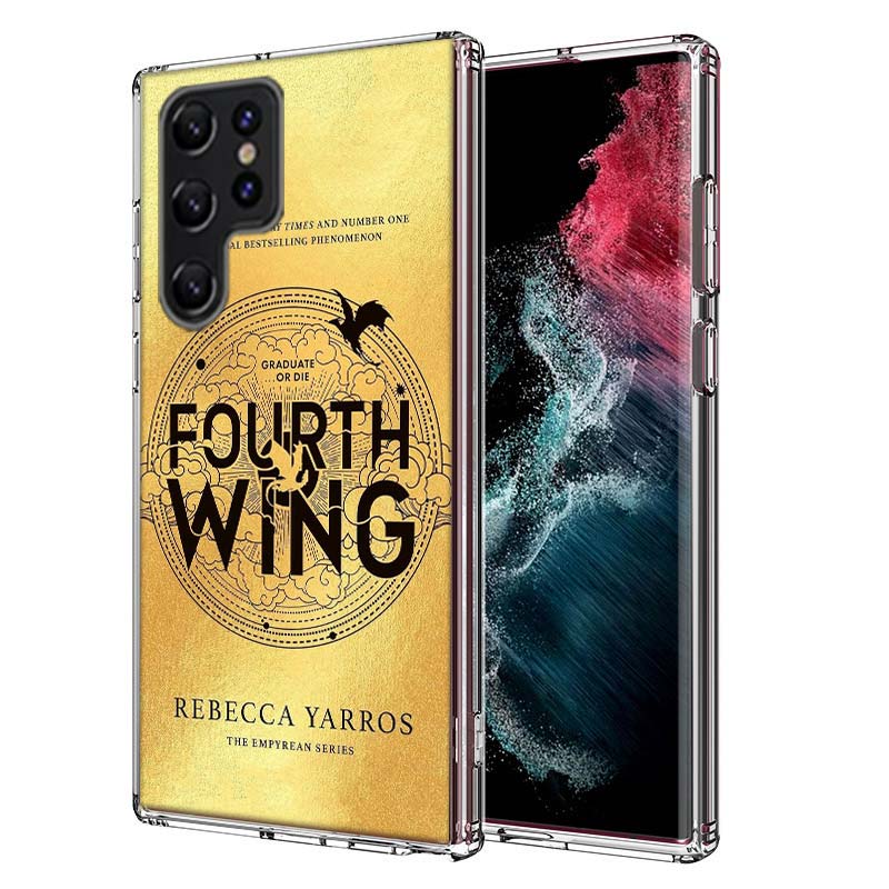 Чехол для телефона F-Fourth W-Wing D-Dragon Capa для Samsung S26 Ultra S25 Edge Galaxy S23 S21 S20 S24 FE S22 S10 Plus Прозрачный ТПУ S