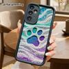 Чехол для телефона: 2D Плоский защитный чехол для Samsung Galaxy A34 A35 M05 M06 S20 S22 S21 FE Plus 5G, Ступенька, Полый 3D Кошачий коготь, Подарок на Рождество и Хэллоуин
