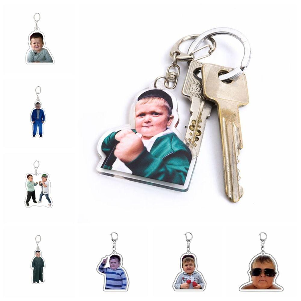 Magomedov Hasbulla Magomedov Keychain Hasbulla Meme Acrylic Keyring Bag Accessories Fans Gifts