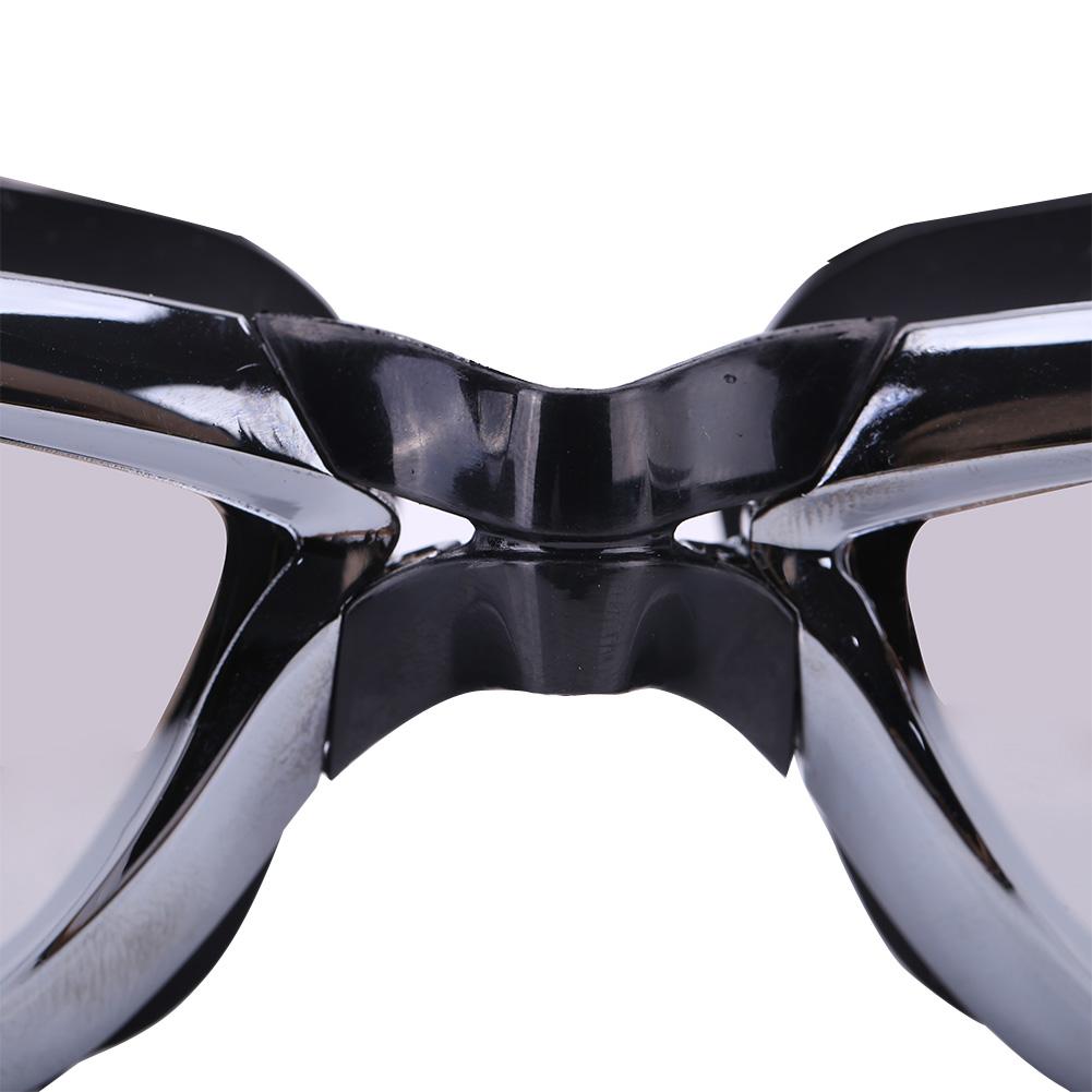 New Fashion Adjustable Waterproof Anti Fog Swimming Goggles with Ear Plugs (Black)