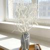 Искусственные ветки Белая кудрявая ива Декоративные веточки растения для цветочной композиции Вазы Домашние Свадебные центральные композиции