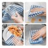 50/1pcs Coral Fleece Dishcloths Kitchen Washing Dish Rags Super Absorbent Cleaning Cloths Scouring Pads Glass Windows Wipe Towel
