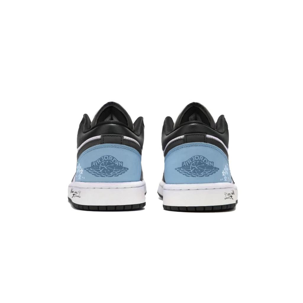 Jordan Air Jordan 1 Амортизация Низкие Винтажные Баскетбольные Кроссовки Мужские Черные 553558-132(Команда330-)