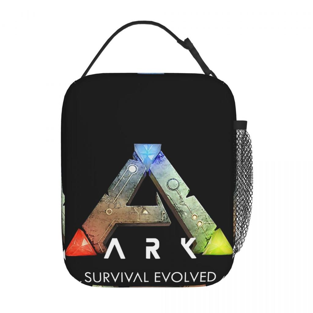Ark Survival Evolved Черная утепленная сумка-ланч для женщин и детей, портативные пищевые контейнеры, термоланч-бокс, сумка-тоут