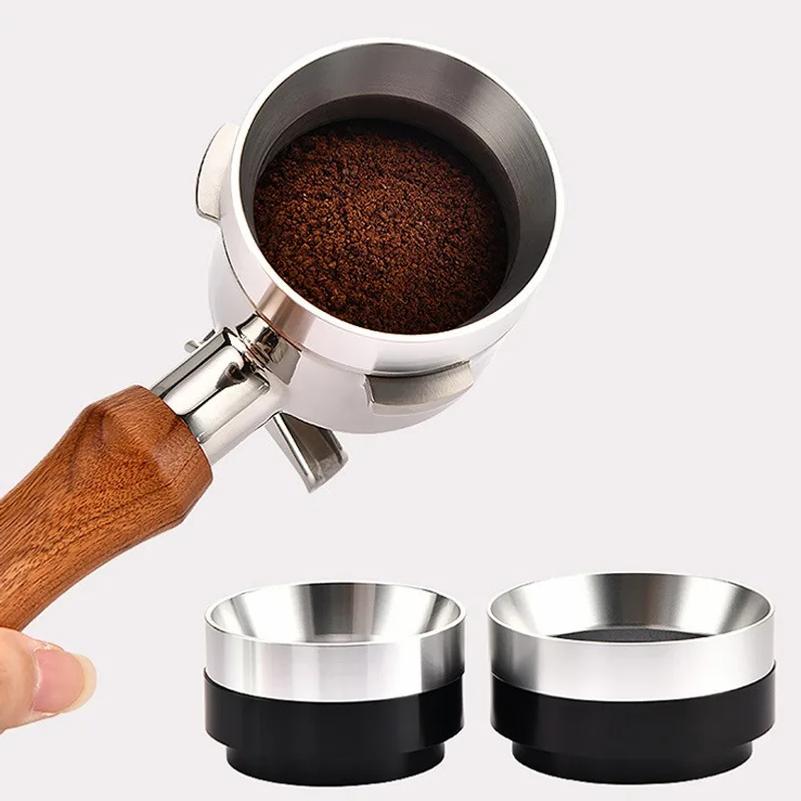51MM 53MM 58MM Магнитное кольцо для дозирования кофе для портафильтра Delonghi Breville Аксессуары для эспрессо Воронка для бариста Инструмент Кофеварка