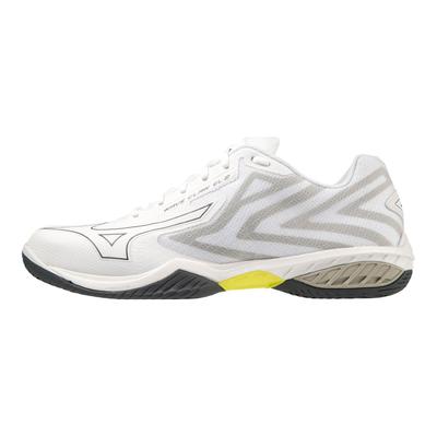 Wave Claw EL 2 Series Модные Универсальные Трендовые Удобные Нескользящие Прочные Кроссовки-мидтопы для бадминтона Унисекс Белые 71GA228021