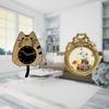 Старинные Настенные Часы с Котом Винтажная Фоторамка Милое Беззвучное Затейливое Европейское Подвесное Украшение для