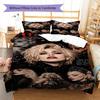Gaga Pattern Bedding Set Quilt Cover Pillowcase Home Decor Gift (1 * duvet cover + 2 * pillowcase, without core)