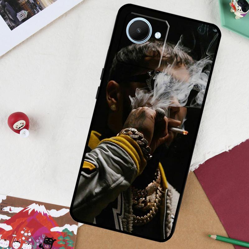Anuel AA Real Hasta La Muerte For Realme 13 Pro Plus 14 12 10 11 GT 6 5 6T GT7 Pro C51 C21Y C25S C75 C67 C61 C53 C55 Case