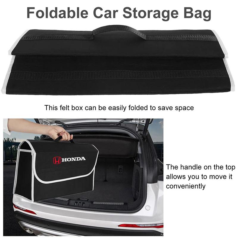 pgnkd1 Honda Car Trunk Organizer Box Large Capacity Folding Storage Bag For Honda Accord Civic FIT Insight CRV Jazz HRV CRZ City Vezel