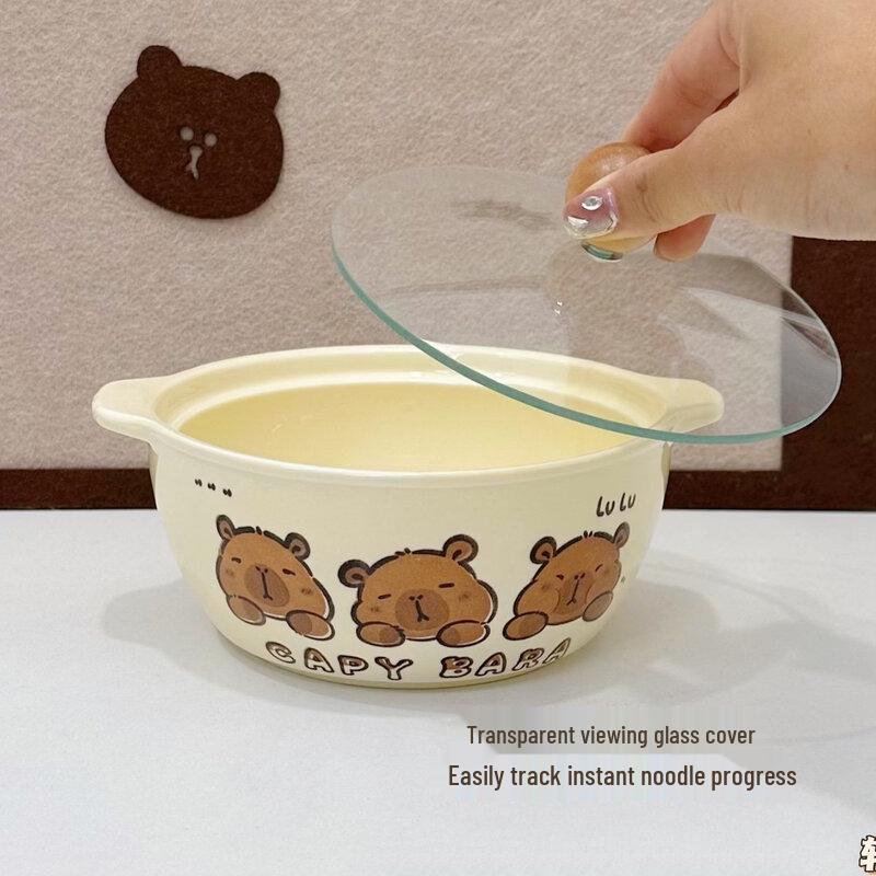 Эмалированная миска для лапши с двумя ручками Abay