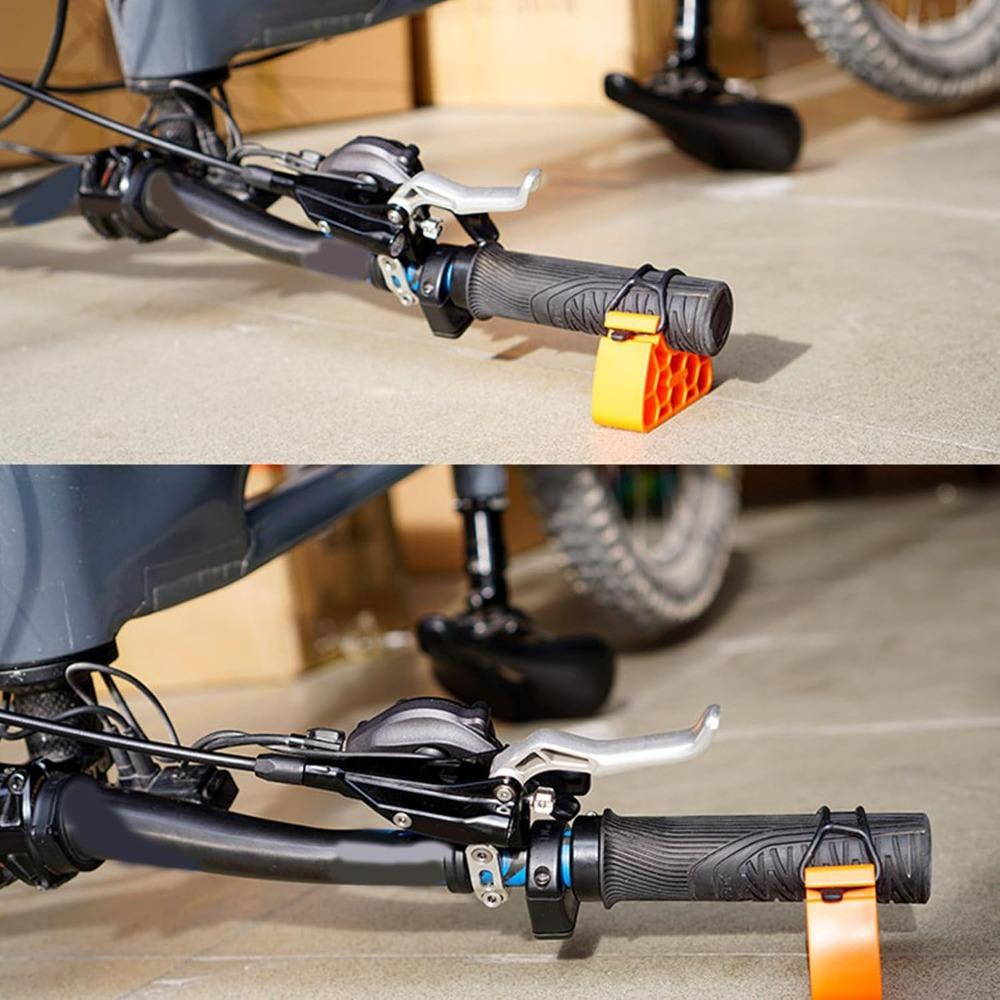 2pcs Multifunctional Mountain Bike Maintenance Handlebar Stand Regulable Bicycle Handlebar Clip-On Stabilizer Cycling Accessory