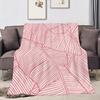 Fashion Art Monstera Leaf Nude Flannel Soft Warm Plush Blanket For Sofa Living Room Pet Hogar Bedroom Gift Home Car Portable