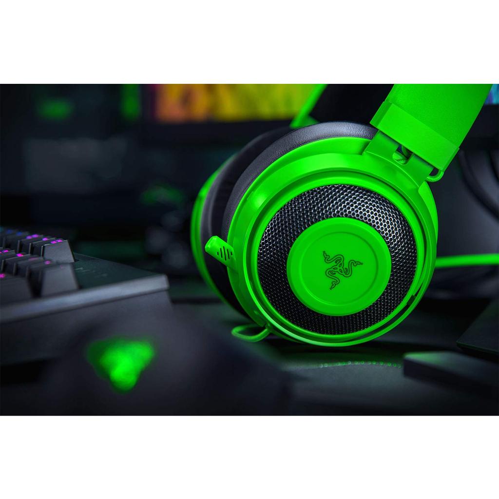Razer Kraken Black игровая гарнитура аналоговое подключение PS5 PS4 ПК переключатель смартфон охлаждающий гель подставка авторизованный дистрибьютор гарантировано [японский продукт]