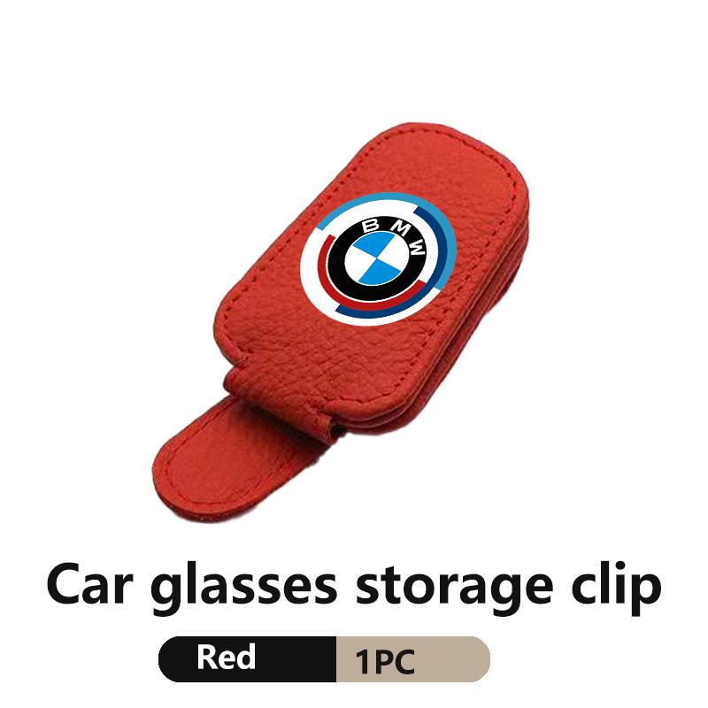 Car Eyeglass Holder Glasses Storage Clip Organize Accessories For BMW X3 X5 M5 M3 E46 E90 E60 F10 E39 F30 E36 G30 E87 E70 QH9
